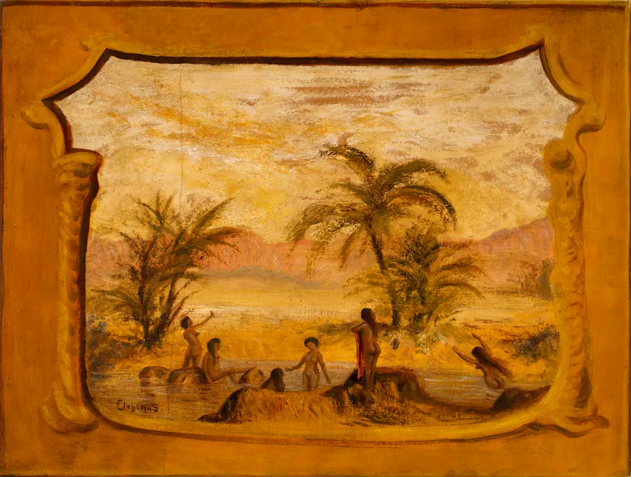 Samoan Scene by Louis Eilshemius, American, b. Arlington, New Jersey, 1864–1941