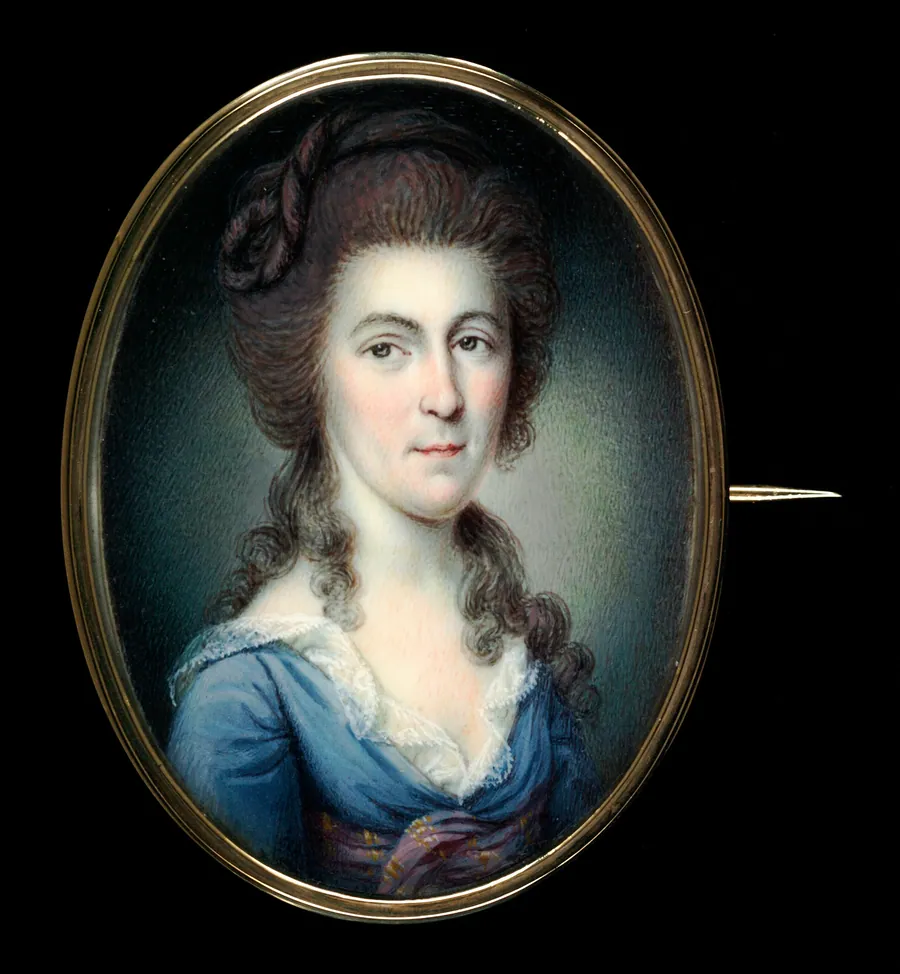Susanne Correy by James Peale, born Chestertown, MD 1749-died Philadelphia, PA 1831