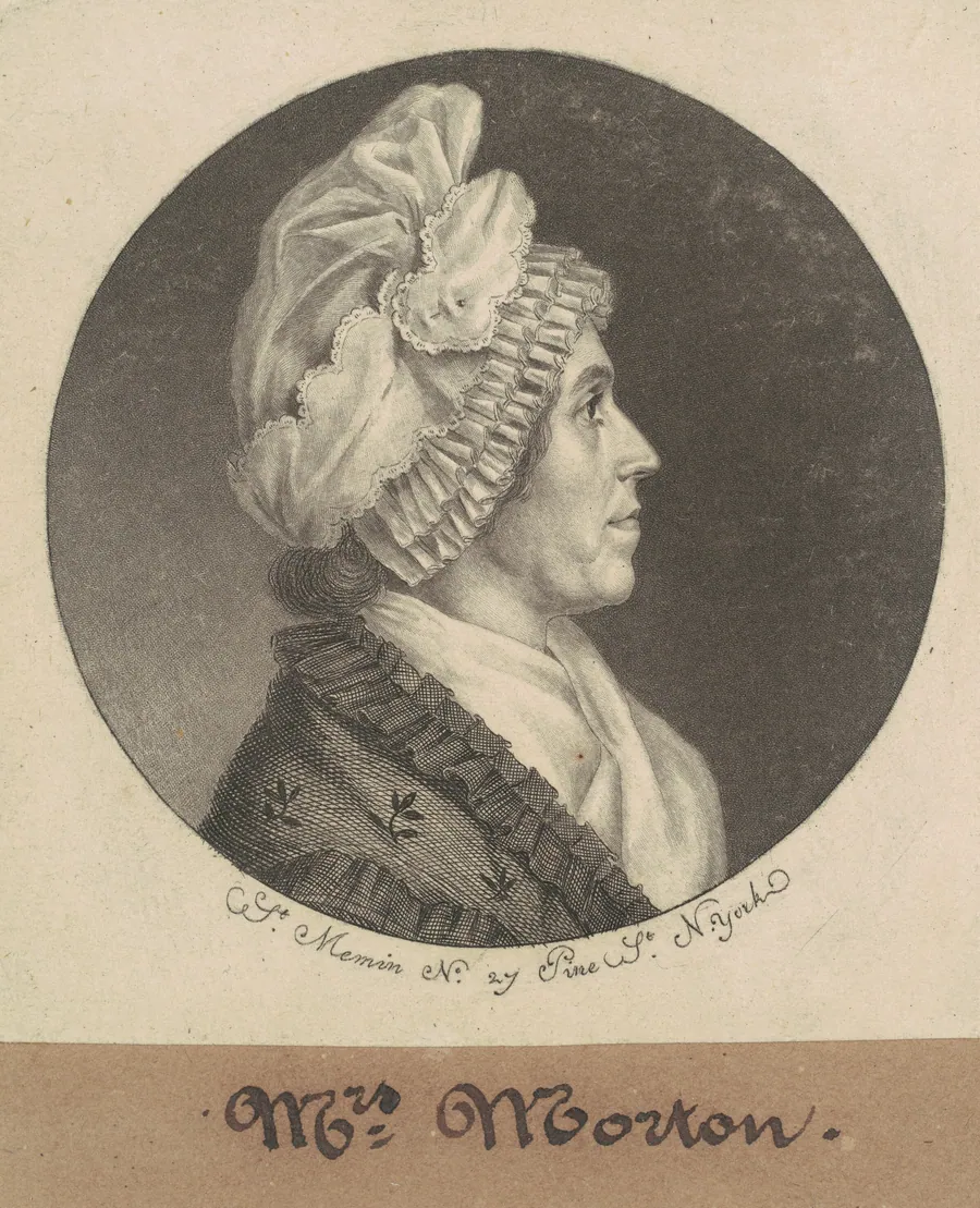 Maria Sophia Kemper Morton by Charles B. J. Févret de Saint-Mémin