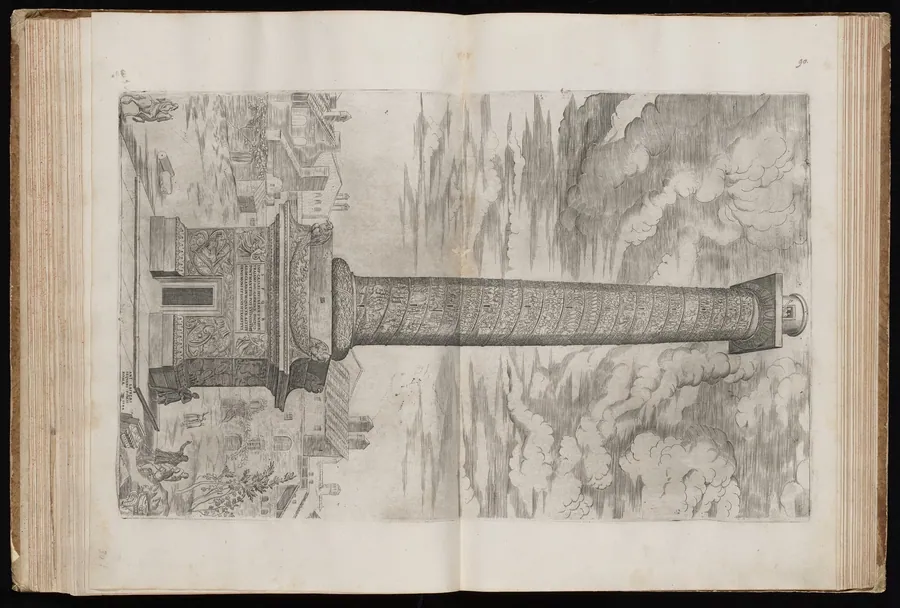 Trajan's Column by Italian 16th Century