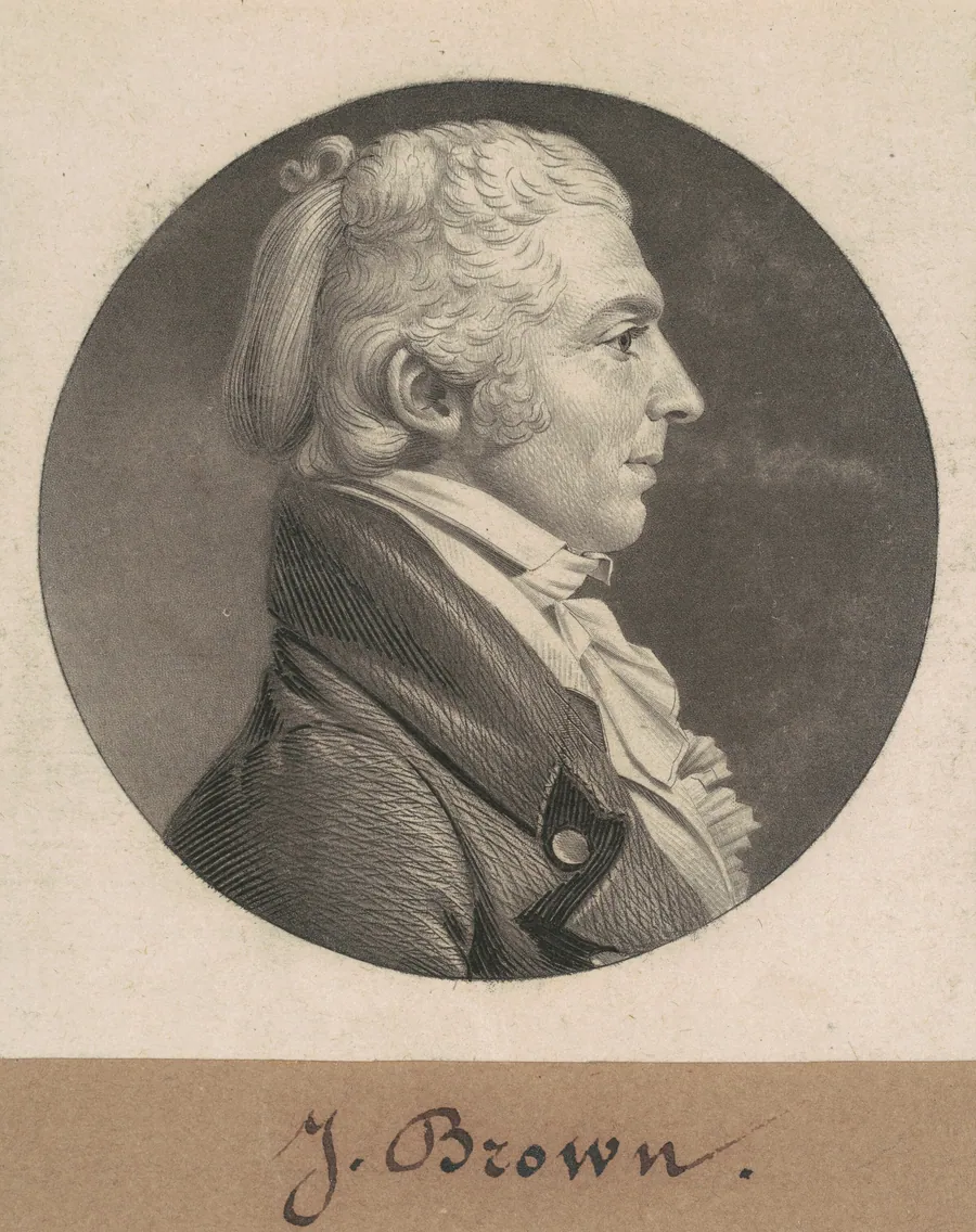 James Brown, Sr. by Charles B. J. Févret de Saint-Mémin