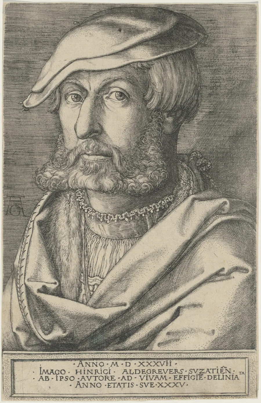 Self-Portrait by Heinrich Aldegrever