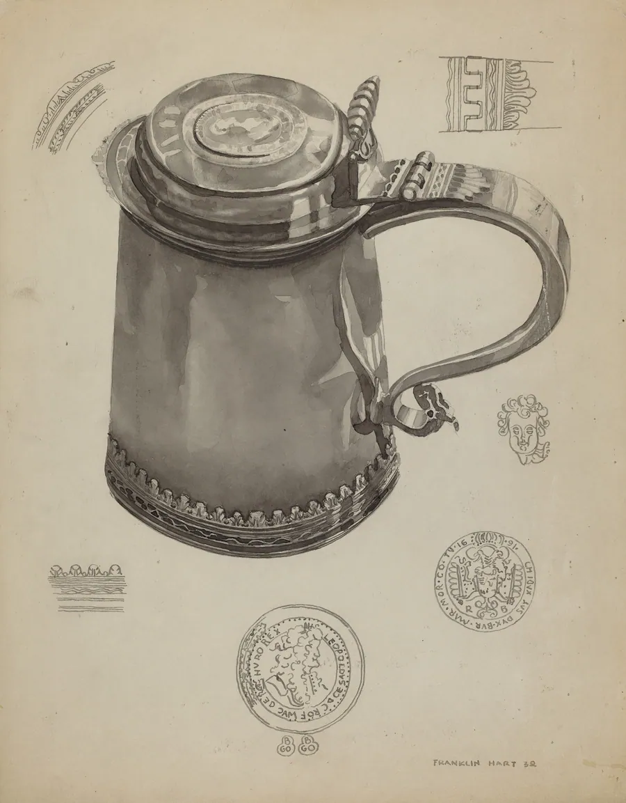 Pewter Tankard by Franklin Hart