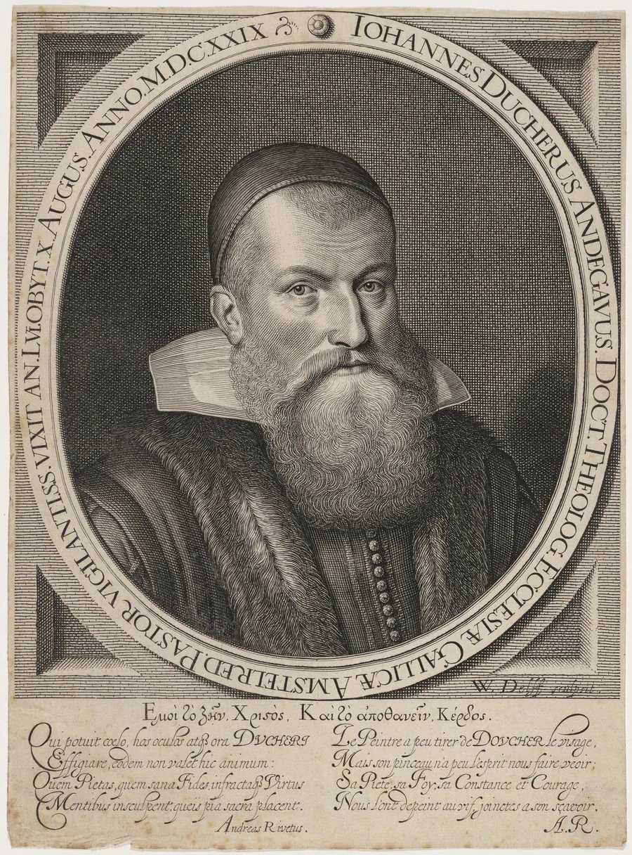 John Doucher, French Divine by Willem Jacobsz Delff