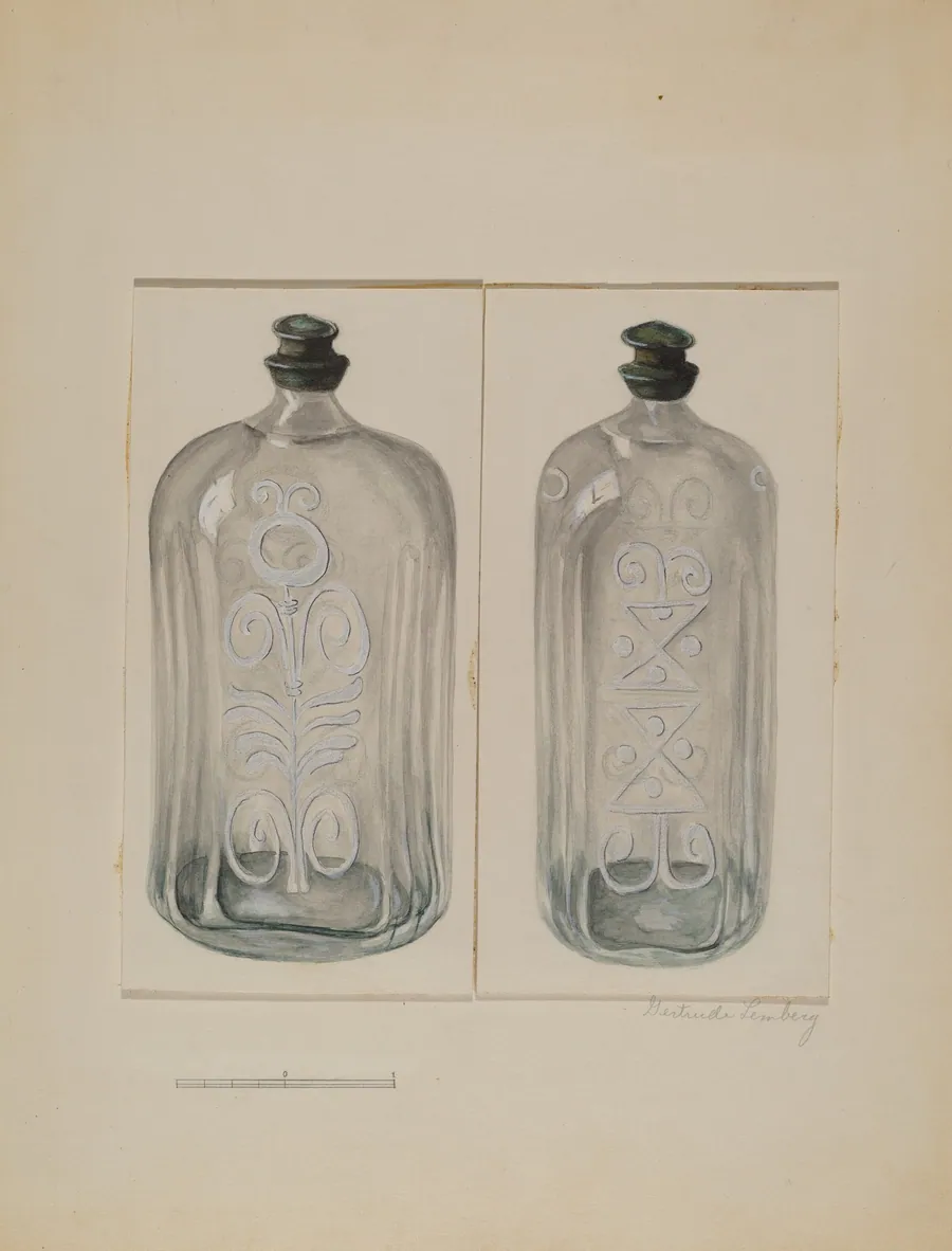 Cordial Bottle by Gertrude Lemberg