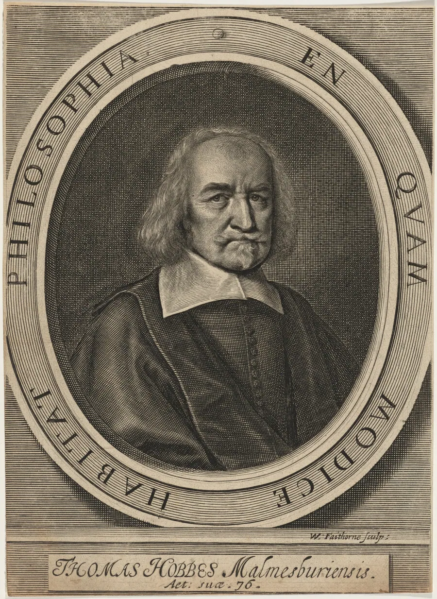 Thomas Hobbes by William Faithorne