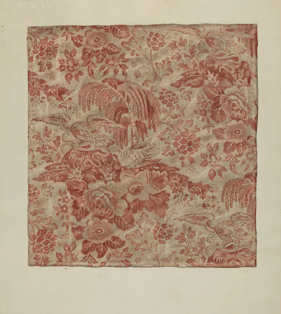 Printed Textile by Sylvia Dezon