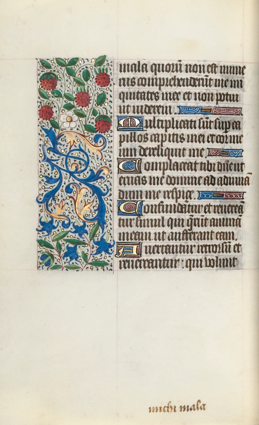 Book of Hours (Use of Rouen): fol. 126v by Master of the Geneva Latini