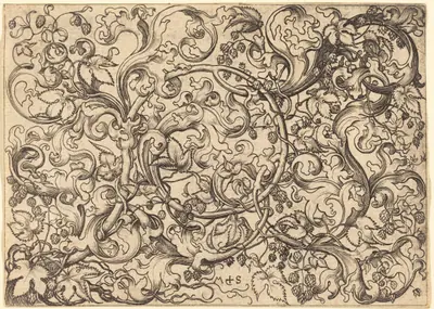 Ornament with Hop Vine