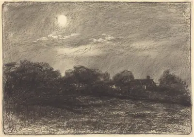 Evening, Farm Landscape