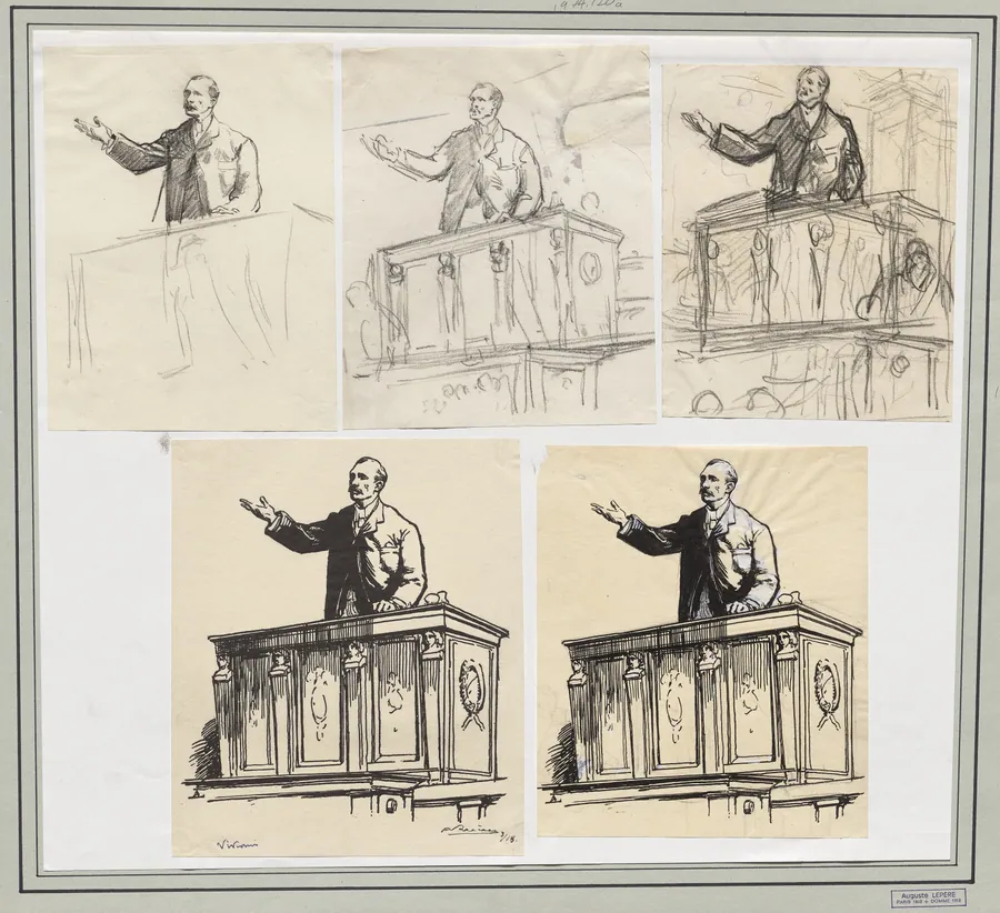 Viviani by Auguste Louis Lepère
