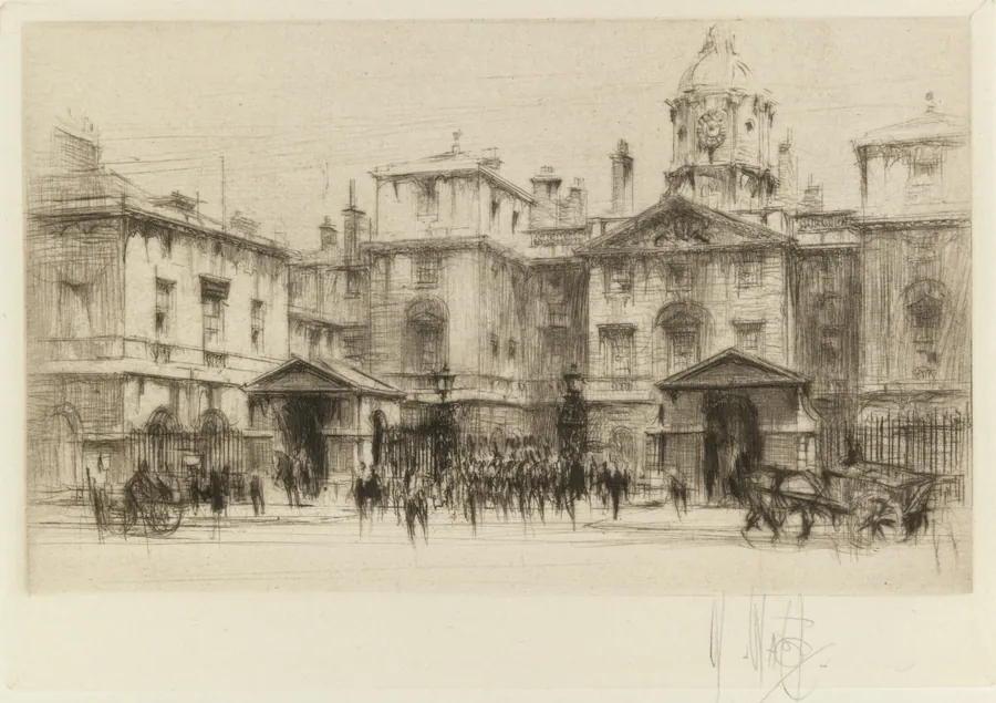 London Set: Horseguards by William Walcot