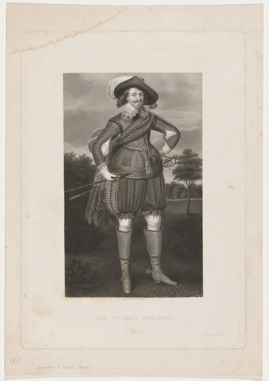 Sir Thomas Meautys, Secretary to Sir Francis Bacon by William Greatbach