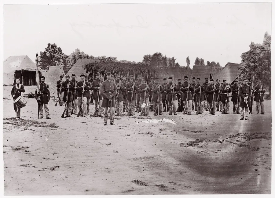 30th Pennsylvania Infantry by Mathew B. Brady