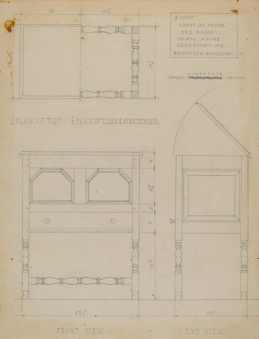 Chest on Frame by B. Holst-Grubbe