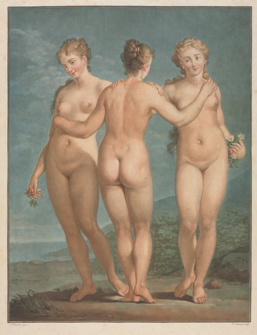 The Three Graces by Jean François Janinet
