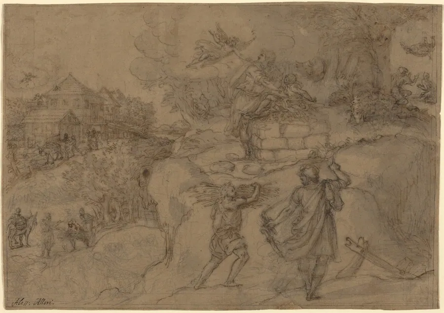 Sacrifice of Abraham by Alessandro Allori