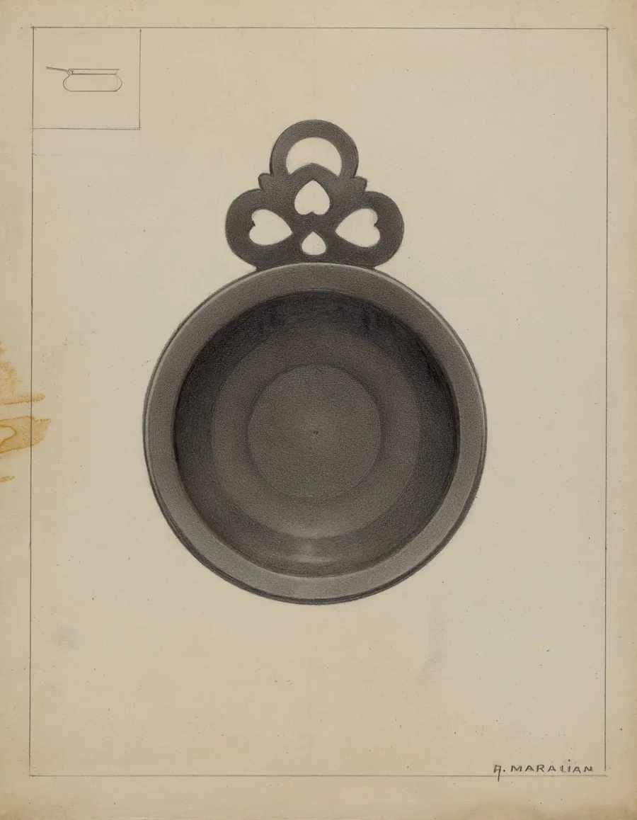 Pewter Porringer by Arsen Maralian