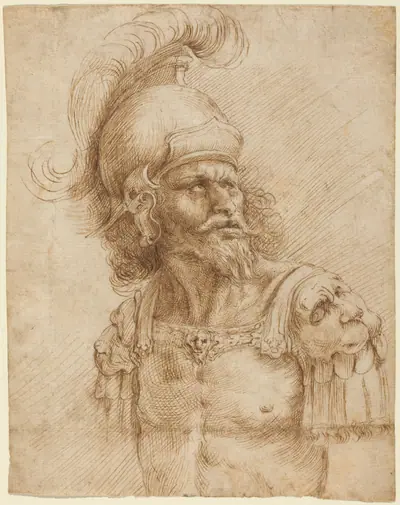 A Helmeted Soldier