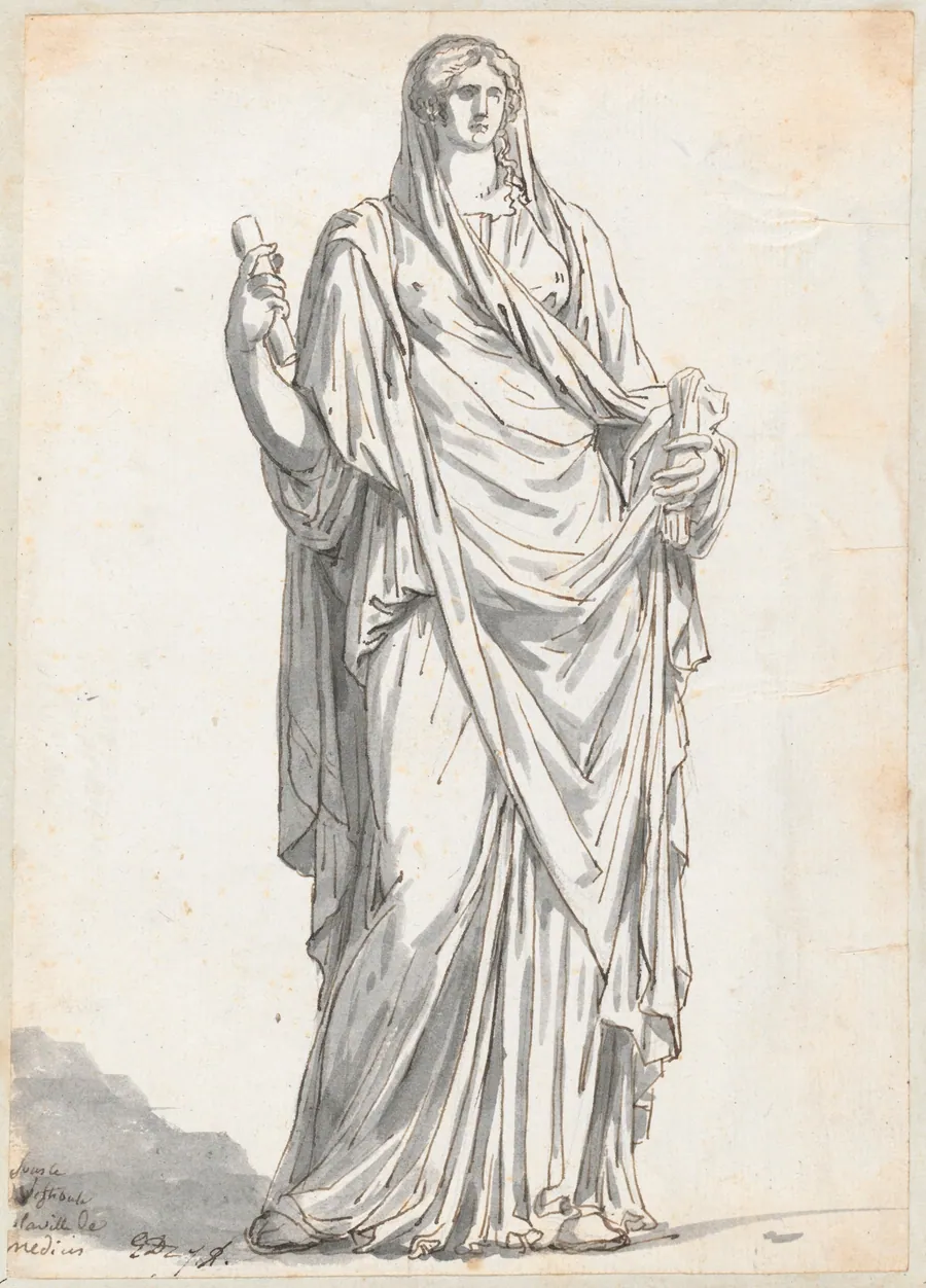 Orante from the Villa Medici by Jacques-Louis David