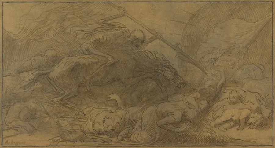 After the Battle by Alphonse Legros