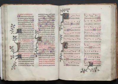 The Gotha Missal: Fol. 66v, Text