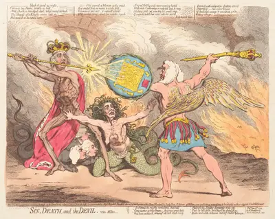 Sin, Death, and the Devil, vide Milton