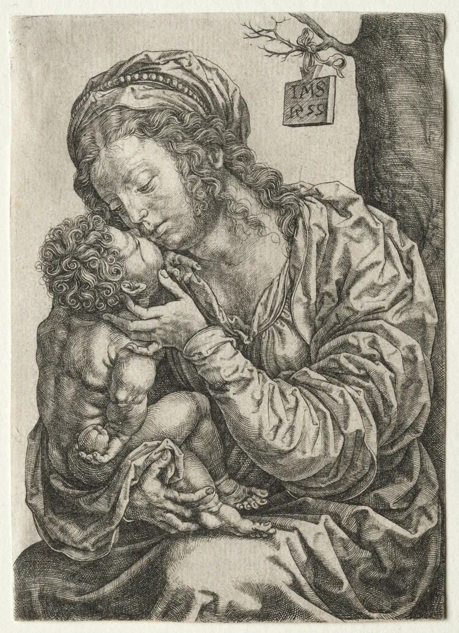 The Virgin Seated at the Foot of a Tree by Jan Gossaert