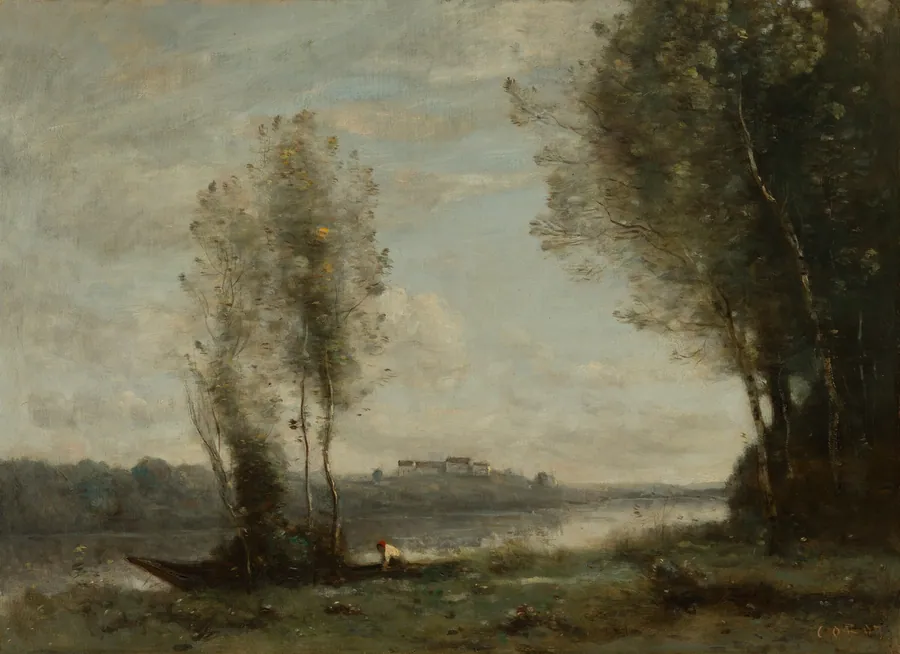Landscape by Jean-Baptiste-Camille Corot