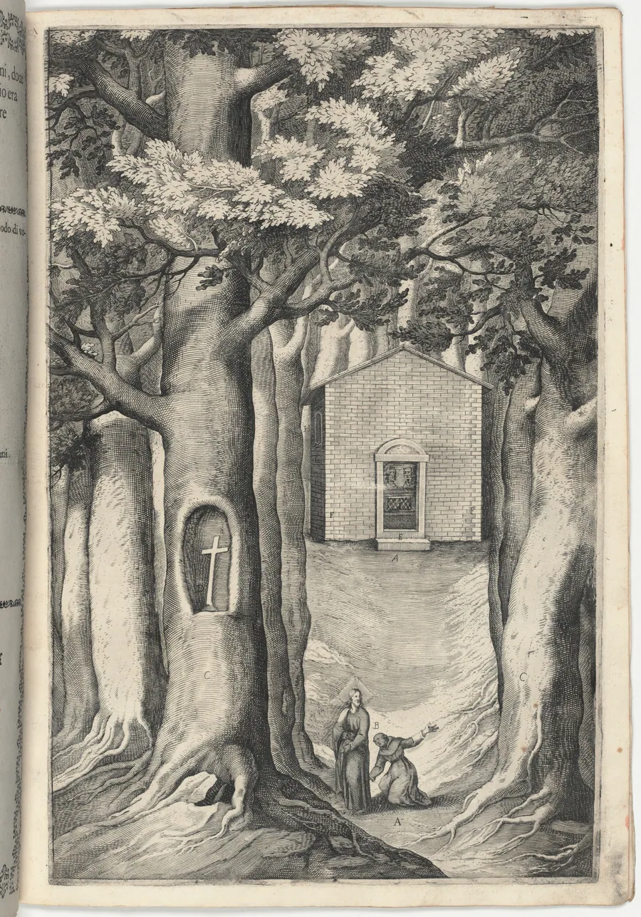 Chapel of the Blessed John of La Verna (Cappella del beato Giovanni della Verna) [plate S] by Jacopo Ligozzi