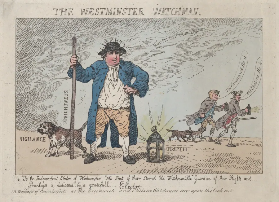The Westminster Watchman by Charles James Fox