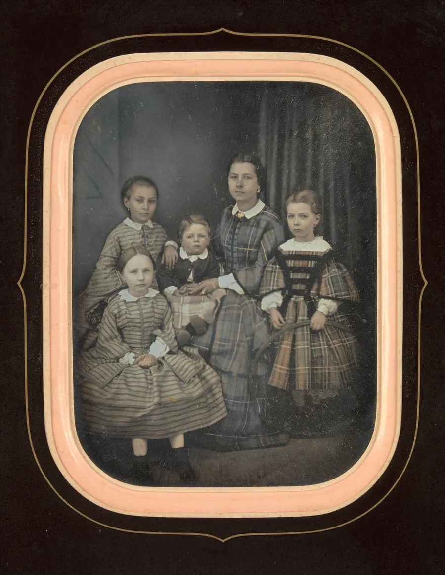 [Woman with Four Children] by Alexandre Bertrand