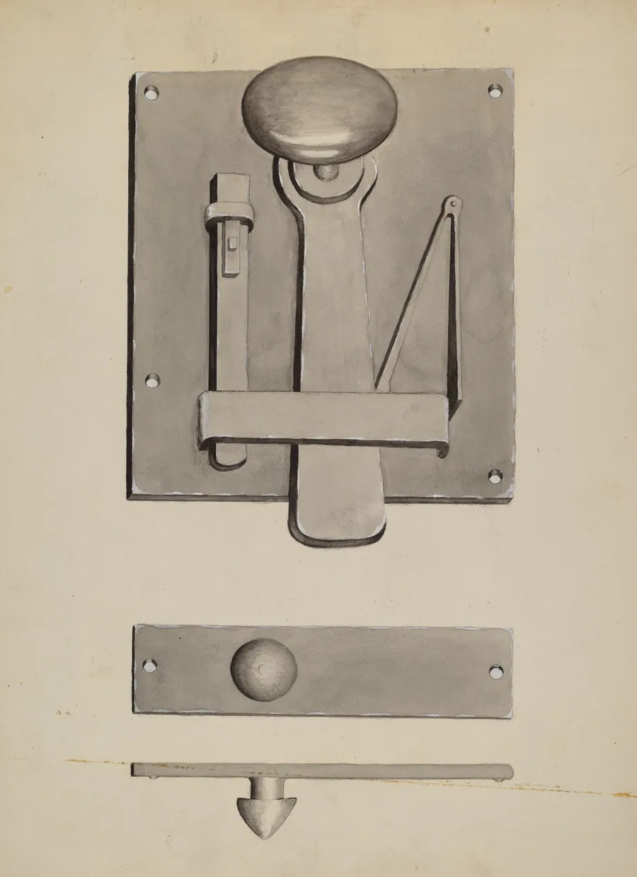 Combination Latch/Lock by James M. Lawson