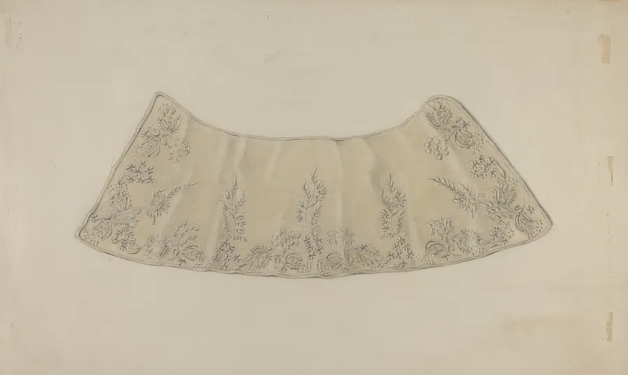 Embroidered Lace Collar by Frank Nelson