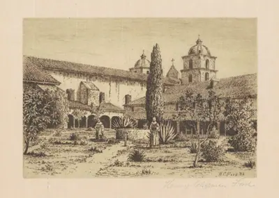 Garden, Mission Santa Barbara