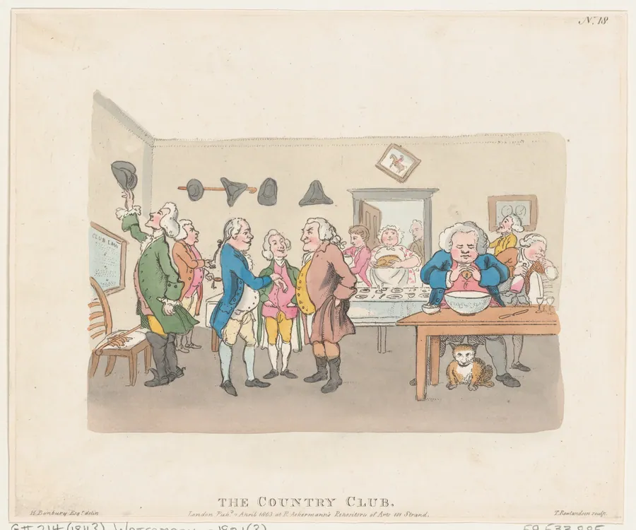 The Country Club by Thomas Rowlandson