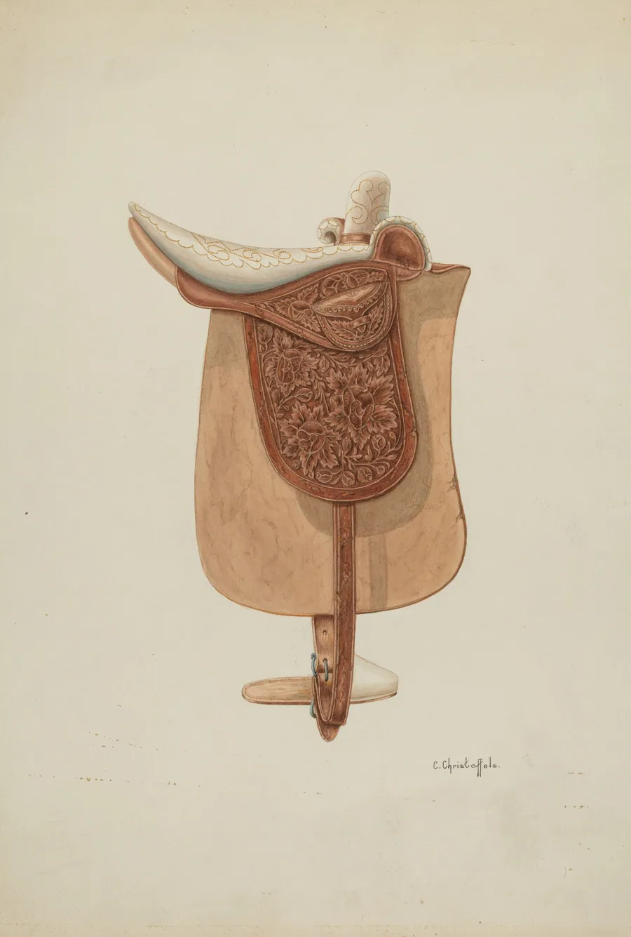 Saddle by Cornelius Christoffels
