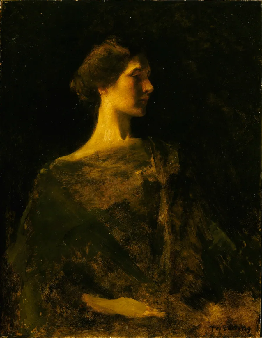 Alma by Thomas Wilmer Dewing, born Boston, MA 1851-died New York City 1938
