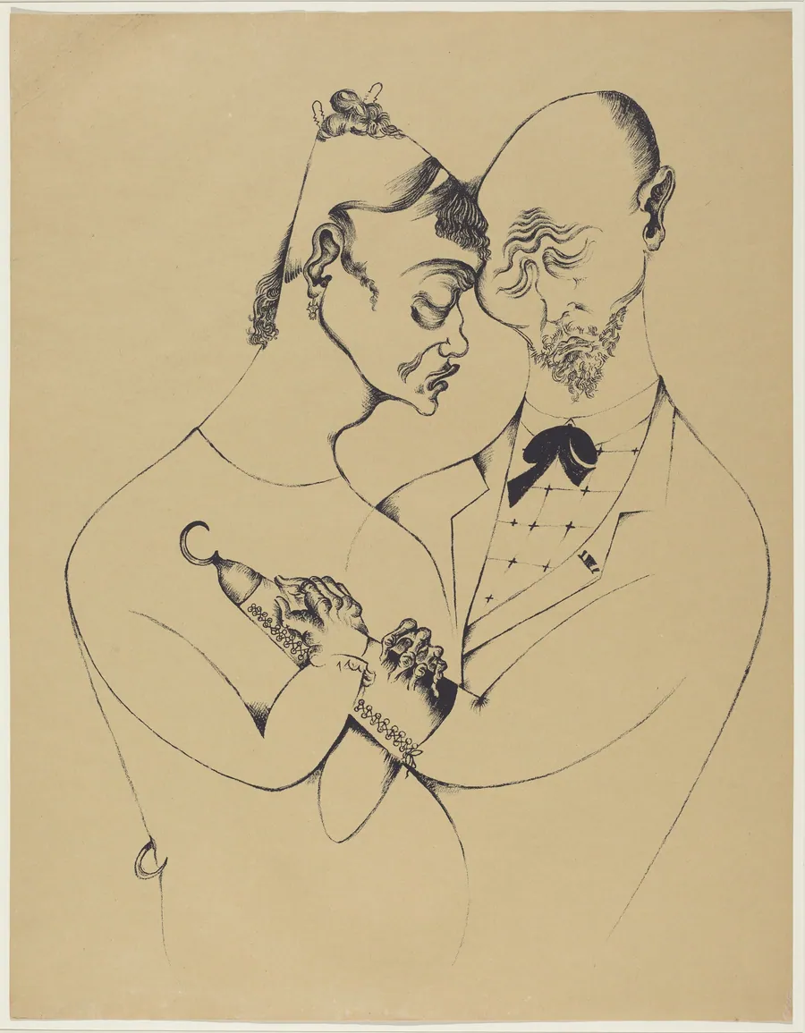 Das Ehepaar (The Married Couple) by Heinrich Hoerle