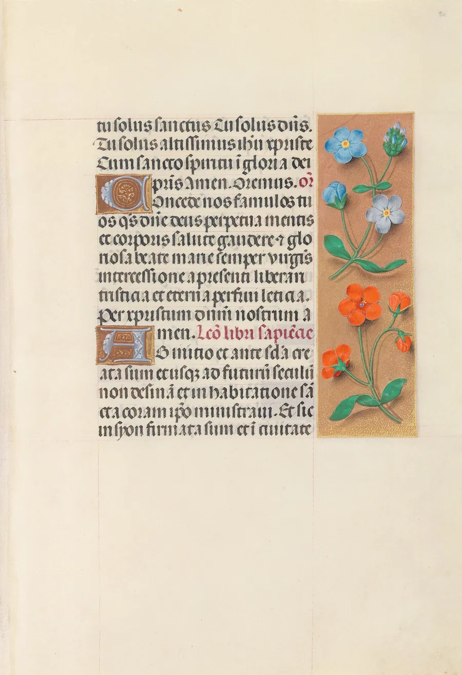 Hours of Queen Isabella the Catholic, Queen of Spain:  Fol. 90r by Master of the First Prayerbook of Maximillian