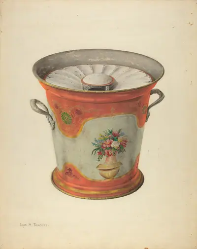 Toleware Slop Pail