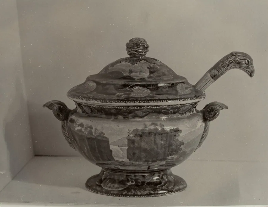 Soup Tureen - "Southern Passaic Falls" by Helmut Hiatt