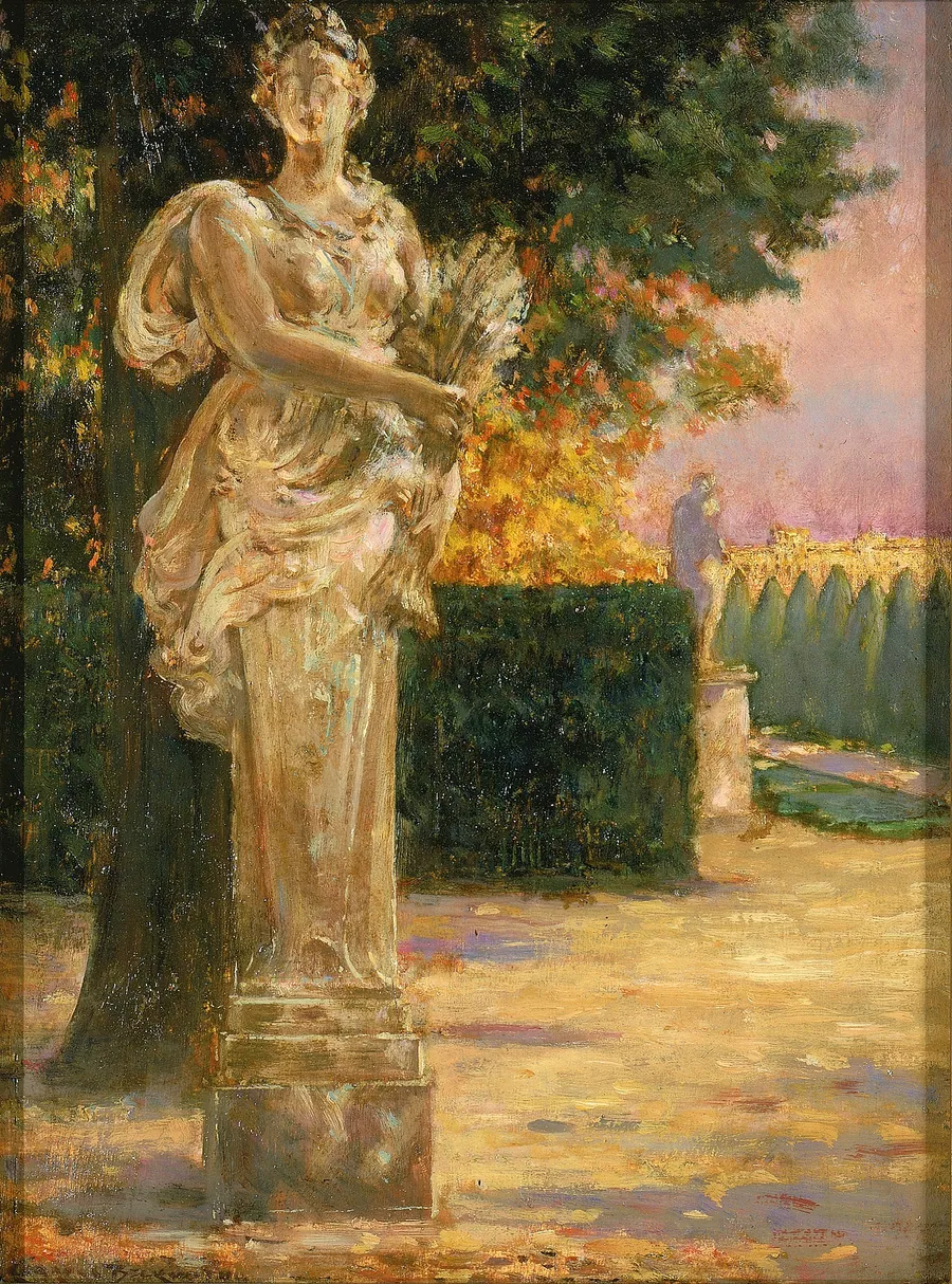Terminal Figure of Ceres by Carroll Beckwith, born Hannibal, MO 1852-died New York City 1917