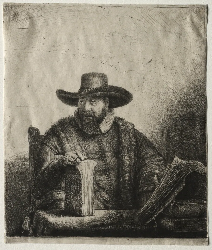 Cornelis Claesz Anslo, Mennonite Preacher by Rembrandt van Rijn