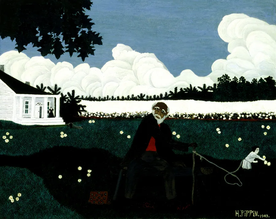 Old Black Joe by Horace Pippin, born West Chester, PA 1888-died West Chester, PA 1946