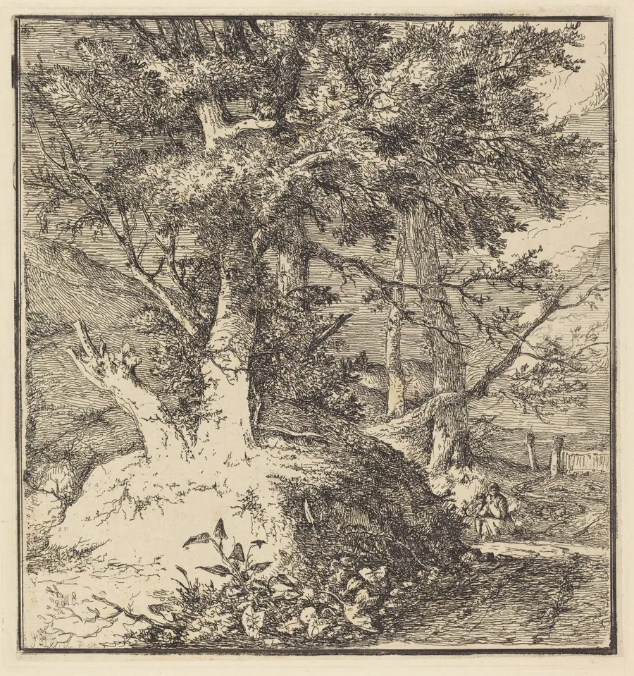 Tree on a Mound by John Crome