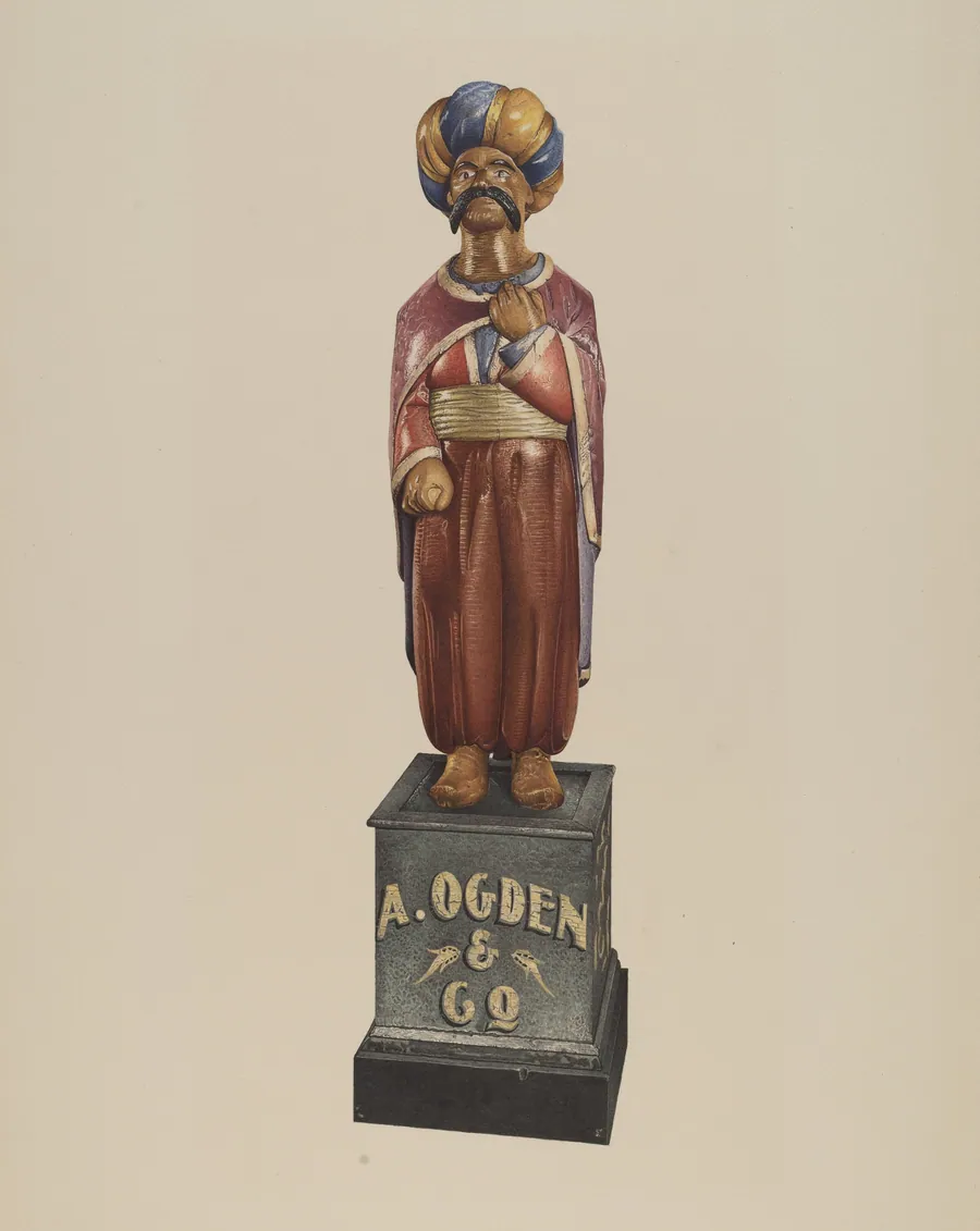 Cigar Store Figure by Robert Pohle