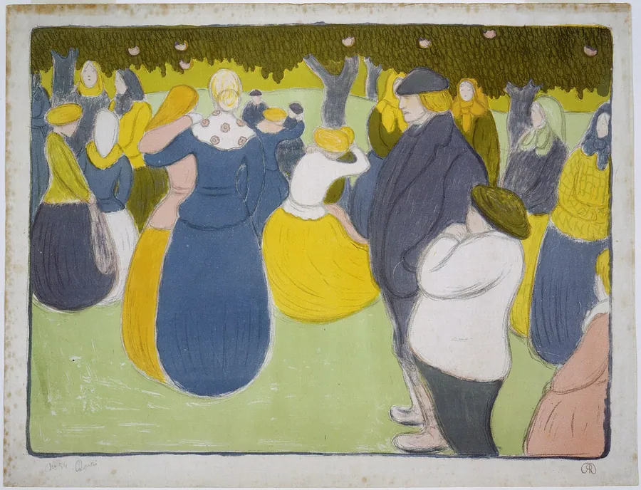 La fête de village (Village Festival) by József Rippl-Rónai