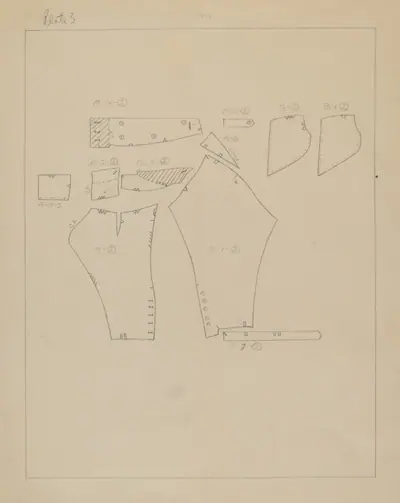 Pattern for Man's Suit