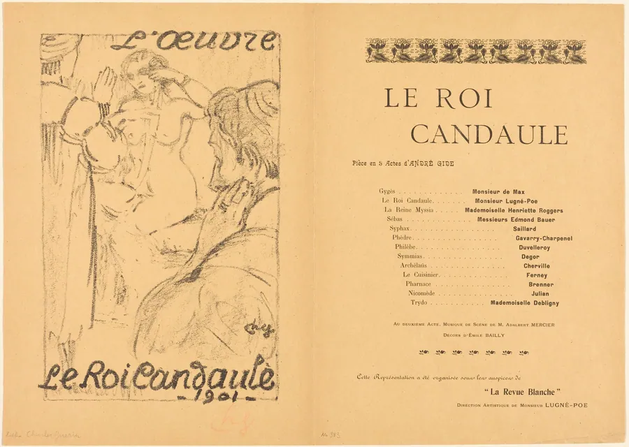 Le Roi Candaule by Charles Guérin